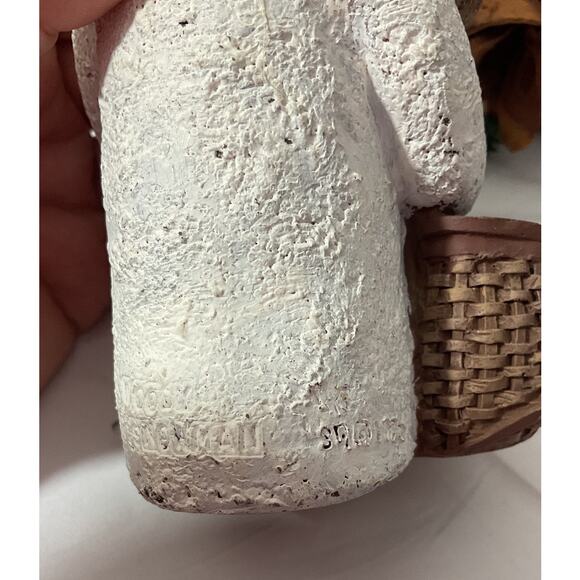 Vtg Sarah's Attic Snowman Figurine Limited Edition #62 of 4000 Fishing - Picture 6 of 6